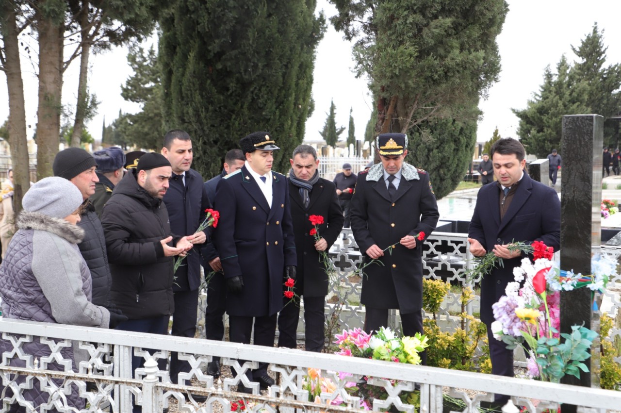Neftçalada 20 Yanvar şəhidlərinin ildönümü qeyd olundu - FOTOLAR